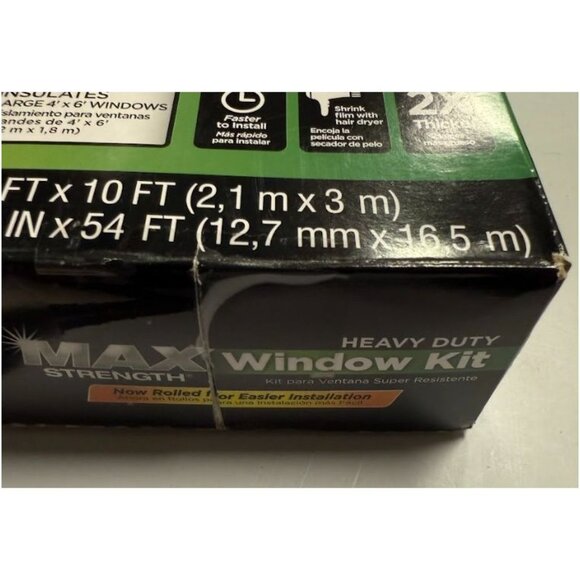 Duck 84" x 120" Max Strength Indoor Window Film Insulation Kit 2 Pack - Picture 3 of 12